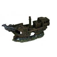 Декорация для аквариума "TRIXIE" "Обломки корабля", 32см