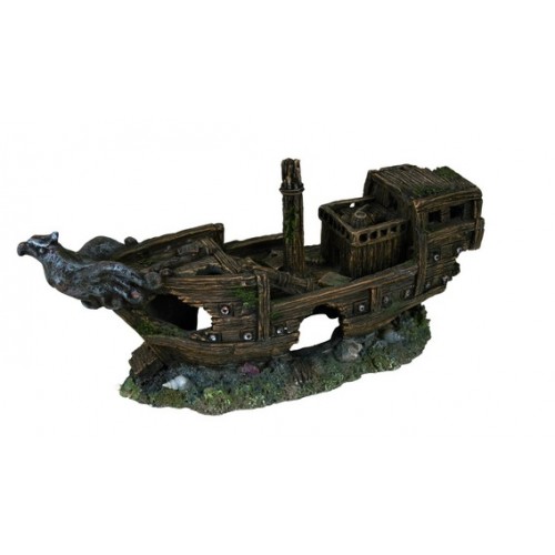 Декорация для аквариума "TRIXIE" "Обломки корабля", 32см