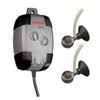 Компрессор EHEIM AIR PUMP 200, Двухканальный с трубкой и распылителем, до 200 л.