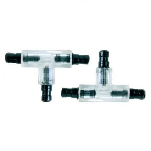 Клапан трёхсторонний "TRIXIE", диам. 5 мм, 2шт. прозрачный