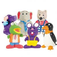 Набор игрушек из латекса "TRIXIE" для собаки "Small Figures", со звуком,6-9см, (24 шт)