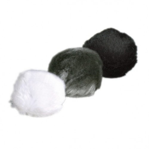Набор игрушек "TRIXIE" для кошки в виде шарика, плюш,диам.3 см, (140 шт).