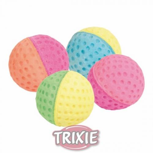 Игрушка "TRIXIE" для кошки, "Sponge balls", диам.4см (4шт.)