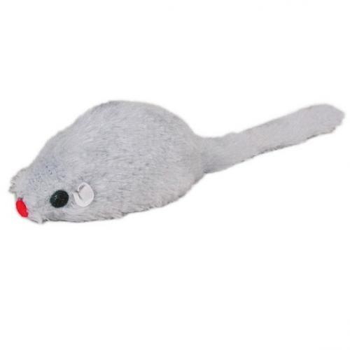 Игрушка "TRIXIE" для кошки в виде пушистой мыши, со звуком, 8см