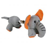 Набор игрушек из плюша "TRIXIE" для собаки "Аnimals", со звуком, с веревкой, 17 см (4шт)