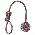 Игрушка "TRIXIE" для собаки "DENTAfun" в виде верёвки с узлом и ручкой - 30 см. Игрушка "TRIXIE" для собаки "DENTAfun" в виде верёвки с узлом и ручкой - 30 см.