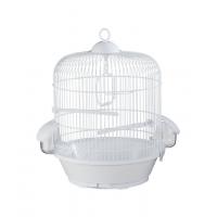 КЛЕТКА для ПТИЦЫ 736 цвет серый цвет белый 0x32,5x48 см