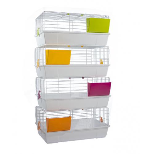КЛЕТКА для КРОЛИКА 933 цвет белый 58x36x31 см