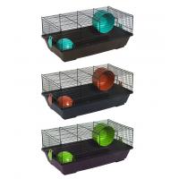 КЛЕТКА для хомячка 917 цвет черный,; 50,5x28x21 см