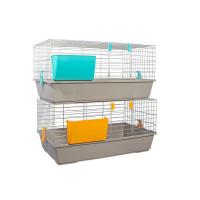 КЛЕТКА для КРОЛИКА 920 цвет серый 80x46x39 см