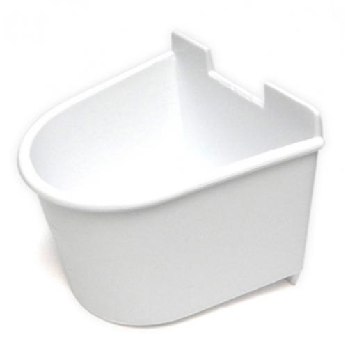 BOLSA 2 COMED.LORO BLANCO(C27)Кормушка пласт. д\круп. Попугаев (белая, комплект 2шт)