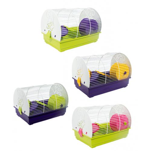 КЛЕТКА для хомячка 911 цвет белый 39x25,5x27 см