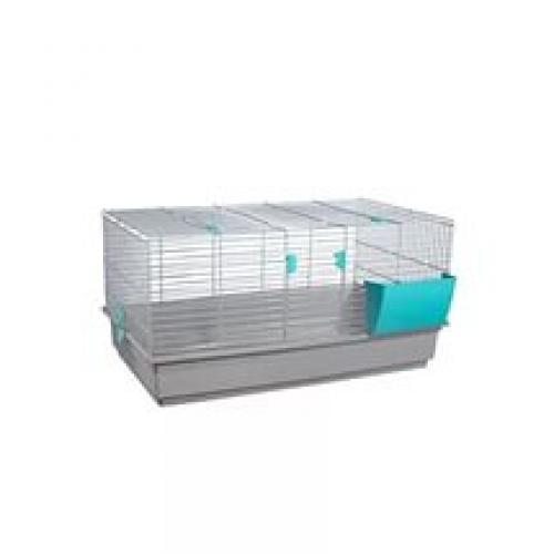 КЛЕТКА для КРОЛИКА 925 цвет серый 90x52x46 см