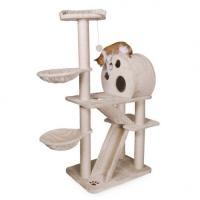 Когтеточка-домик "TRIXIE", "Allora", 176см, бежевый