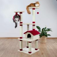 Когтеточка-домик "TRIXIE", "Marissa", 164см, бежевая/красная