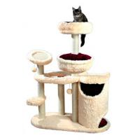 Когтеточка-домик "TRIXIE", "Marta", 103см, бежевая/бордовая