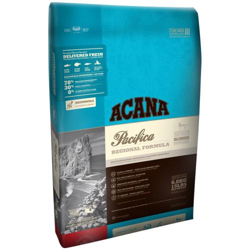 Acana Pacifica Cat and Kitten 70/30 (Акана Пасифика Кэт энд Киттен), беззерновой корм для котят и кошек всех пород и возрастов на основе рыбы - 2,27 кг.