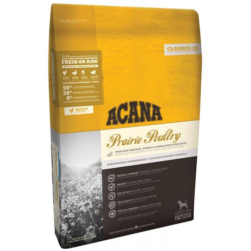 Acana Prairie Poultry Dog 50/50 (Акана Прерия Полтри Дог), корм для собак всех пород и возрастов с цыпленком - 6,0 кг.