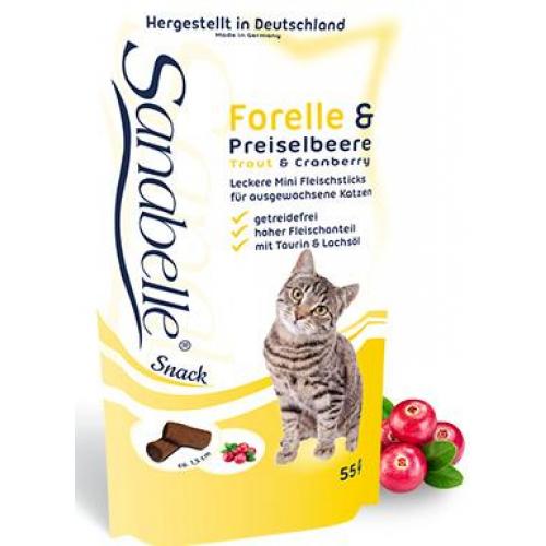 Bosch Sanabelle Snack Forelle & Preiselbeere(Лакомство Санабелль Форель с Клюквой) - 100 гр.