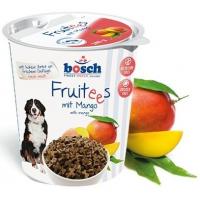 Bosch Fruitees mit Mango(Фруттис с Манго), сочные мини кости, содержащие мин. 20 % свежего мяса, подходят для награды во время дрессировки или другого праздника