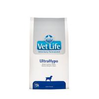 Farmina Vet Life Dog UltraHypo, Диетическое питание для собак при аллергиях и атопиях - 12 кг.