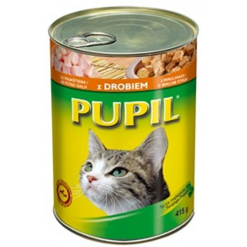 Консервы PUPIL для кошек, с курицей - 415 гр.