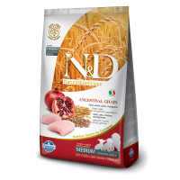 N&D LOW GRAIN DOG CHICKEN & POMEGRANATE PUPPY(Курица,Гранат), Низкозерновой, для щенков - 0,8 кг.