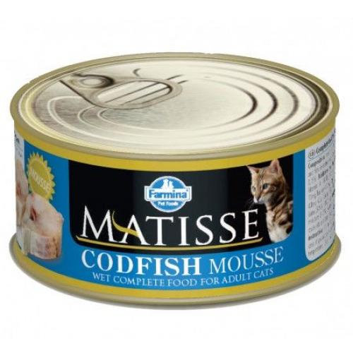 Farmina Matisse Cat Mousse codfish - Полнорационное питание для кошек . Мусс с треской - 85 гр.