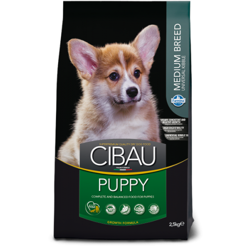Farmina Cibau Puppy Medium - корм для щенков средних пород, беременных и кормящих собак - 2,5 кг. Farmina Cibau Puppy Medium - корм для щенков средних пород, беременных и кормящих собак - 2,5 кг.