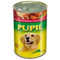 Консервы PUPIL для собак, с говядиной и овощами - 415 г.