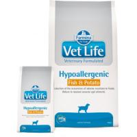 Farmina Vet Life Dog Hypoallergenic Fisch&Potato(Рыба с картофелем), Гипоаллергенное диетическое питание для собак - 12 кг.