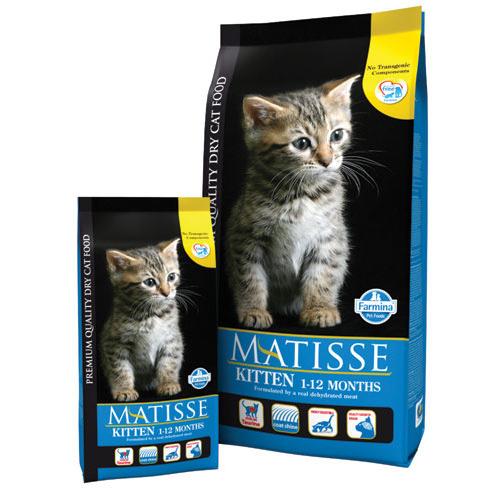 Farmina Matisse Kitten - это полнорационный сухой корм для котят, беременных и кормящих кошек - 0,4 кг.