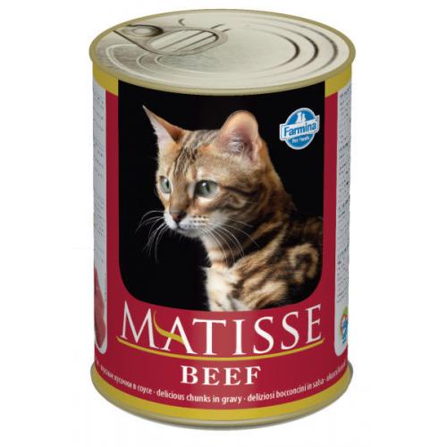 Farmina Matisse beef - Полнорационное питание для кошек.Кусочки в соусе с говядиной - 405 гр.