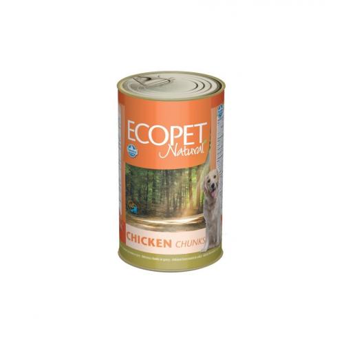 ECOPET NATURAL chicken, Кусочки в соусе с курицей - 1250 гр.