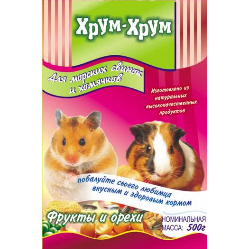 Кормовая смесь для морских свинок "Хрум-хрум", 500 г, РБ &10;