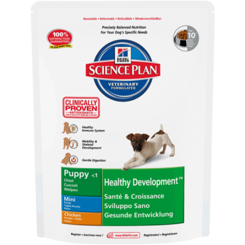 Hills Science Plan Puppy Healthy Development Mini Chicken (Курица), для щенков мелких пород - 1 кг.