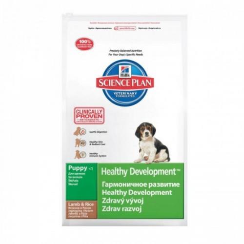 Hills Science Plan Puppy Healthy Development Lamb & Rice (Ягненок, рис), для щенков мелких и средних пород - 1 кг.