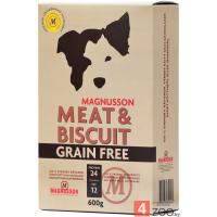 Magnusson Meat and Biscuit Grain Free (Магнуссон Грэйн Фри), беззерновой корм для собак с нормальным уровнем активности - 0,6 кг.