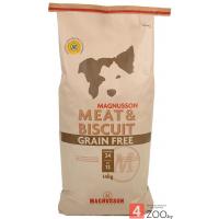 Magnusson Meat and Biscuit Grain Free (Магнуссон Грэйн Фри), беззерновой корм для собак с нормальным уровнем активности - 14 кг.