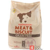 Magnusson Meat and Biscuit Grain Free (Магнуссон Грэйн Фри), беззерновой корм для собак с нормальным уровнем активности - 4,5 кг.