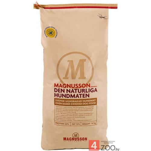 Magnusson Original Den Naturliga Hundmaten (Магнуссон Ден Натурлига Хундматен), корм для взрослых собак очень склонных к аллергии - 14 кг.