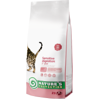 Nature's Protection Sensitive Digestion - сухой корм для взрослых кошек с чувствительной пищеварительной системой - 0,4 кг.