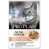 Purina Pro Plan Влажный корм для кошек, живущих дома (Лосось)