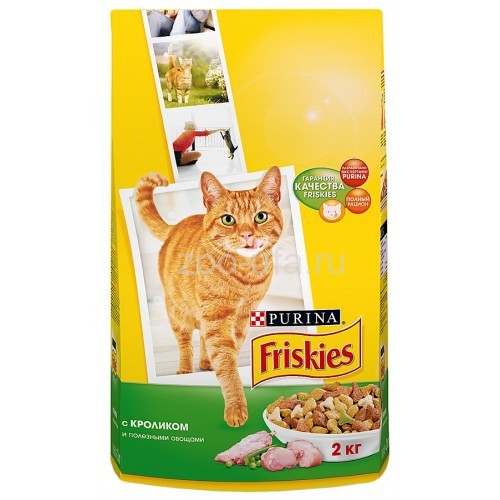Purina Friskies для кошек с Кроликом и полезными овощами - 1,5 кг. Purina Friskies для кошек с Кроликом и полезными овощами - 1,5 кг.