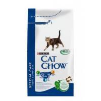 Purina Cat Chow, Кэт Чау для кошек Feline 3в1 - 15 кг.