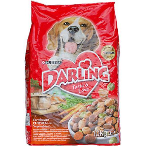 Корм сухой Дарлинг (Darling), для собак (курица и овощи) - 10 кг.