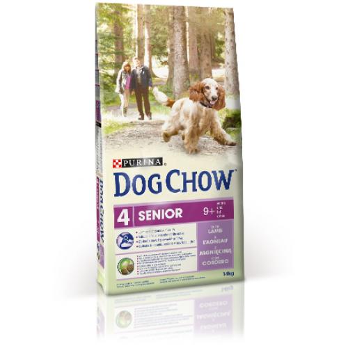 Purina Dog Chow Senior с ягненком для собак пожилого возраста (9+ лет) - 2,5 кг.