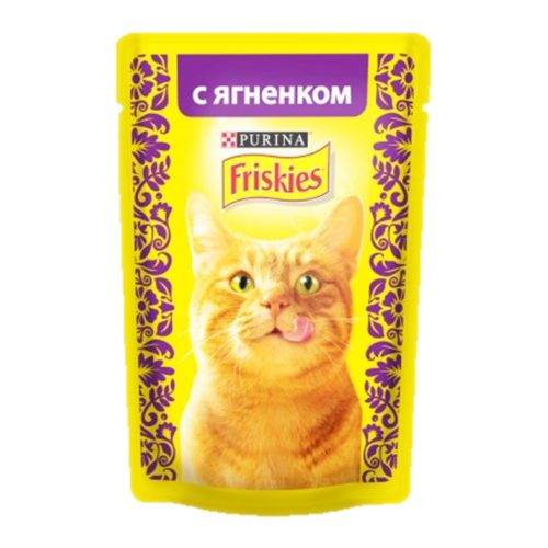 Purina Friskies, Консервы для кошек Кусочки в подливе с Ягненком - 85 гр. Purina Friskies, Консервы для кошек Кусочки в подливе с Ягненком - 85 гр.