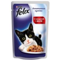 Felix для кошек (с говядиной в желе)