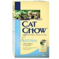 Purina Cat Chow, Кэт Чау для котят с курицей - 15 кг.
